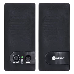 Caixa De Som 2.0 Usb 6w Rms One Preta - Vs-202 - comprar online