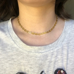 Choker Com Gotinhas Folheado Em Ouro 18k na internet