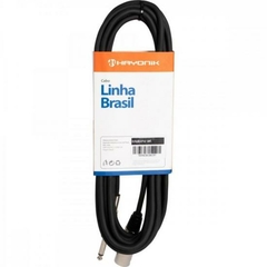 Cabo para Áudio Linha BRASIL XLR(M) X P10 3m Preto HAYONIK na internet