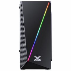 Gabinete Gamer Pyxis Com Janela Acrílica Com Dobradiça Preto Frontal Com Fita Led Rgb na internet