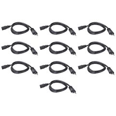 Cabo De Força Tripolar Para Fonte 3x0,75 Mm 250v 1,2 Metros - PC / 10 - BIDU SHOP