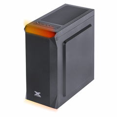 Gabinete Gamer Borealis Com Janela Acrílica Com Dobradiça Preto Frontal Com Fita Led Rgb - comprar online