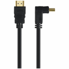 Cabo Hdmi 2.0 4k Ultra Hd 3d Conexão Ethernet Com 01 Conector 90º 10 Metros - H2090-10 - comprar online
