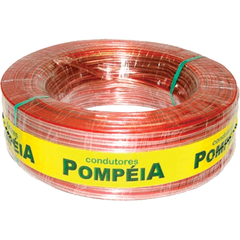 Cabo Bicolor Cristal 2x12awg 2x2,50mm Vermelho 100m Pompeia - comprar online