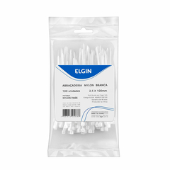 Cinta Abraçadeira Em Nylon Pa66 2.5 X 100 Mm Pacote Com 100 Unidades Branca - BIDU SHOP