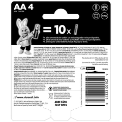 Pilha Alcalina Aa Blister Com 4 - comprar online