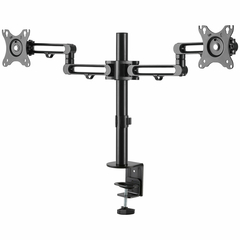 Suporte Para 2 Monitores De 17" A 32" Articulado Rotação 360° E Organizador De Cabo - Sm400b na internet