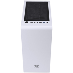 Gabinete Gamer Vx Gaming Vaux Com Janela Em Vidro Temperado - Branco na internet