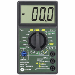 Multimetro Digital Com Visor Grande - Dt860b