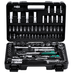 Jogo De Chave Soquetes Encaixe 1/2" E 1/4" Com 94 Peças - BIDU SHOP