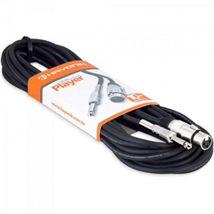 Cabo para Microfone XLR(F) X P10 10m PLAYER Preto HAYONIK - BIDU SHOP