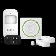 Kit De Alarme Wifi Com Sensores Sem Fio Esa-kw1080 Elsys