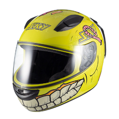 Capacete Sky Two Zombie Verde Brilho Transf Verde 56 - BIDU SHOP