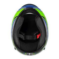 Capacete Sky Two Legends Preto Brilho Transf Verde 58 - loja online