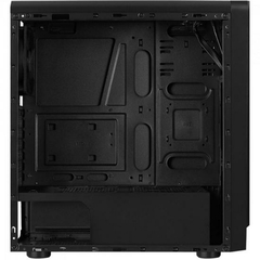 Gabinete Gamer Mid Tower RGB Rift Preto Acrílico AEROCOOL