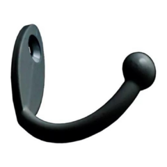 Gancho Para Porta Chaves Plastico Preto C 20 - comprar online