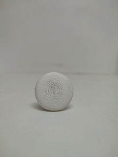 Puxador Bolinha Plastico Branco C 4 Pc - BIDU SHOP