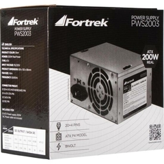 Fonte ATX 200W Reais 20+4P PWS-2003 FORTREK na internet