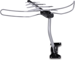 Antena Tv Digital Externa 4 Em 1 Vhf/uhf/fm/hdtv Dtv-3000, Completa, Com Mastro E Cabos 16 Metros