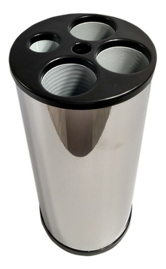 Lixeira Para Copos Descartáveis De Água E Café Em Aço Inox na internet
