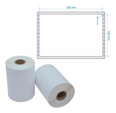 Imagem do Kit 10 Rolos Etiqueta Térmica 10x15 (100x150) Rolo C/ 200