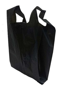 Imagem do Sacola Plástica Reciclada Reforçada Preta Com 5kg
