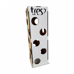 Torre Porta Capsulas Três Corações Mdf Branco na internet