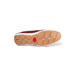 Mocassim Casual Youth Couro Bordô 5005