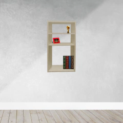 Prateleira Multiuso Natural Em Mdf - comprar online