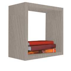 Nicho Decorativo 15x15x20 Cm Madeirado Em Mdf - BIDU SHOP
