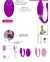 Vibrador casal com controle remoto REF:1053 - comprar online