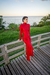 The Red Velvet dress - tienda online