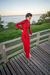 Imagen de The Red Velvet dress