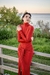 The Red Velvet dress - comprar online