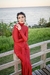 The Red Velvet dress - tienda online
