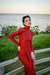 Imagen de The Red Velvet dress