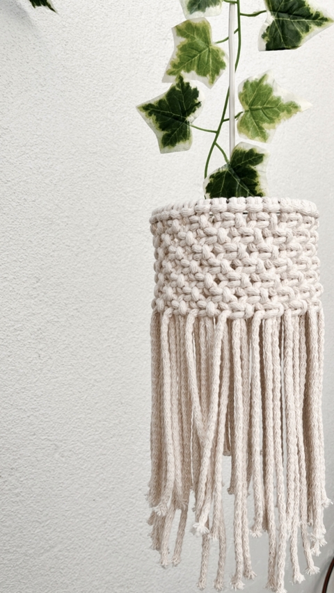 Lampara Macramé