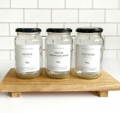 Frascos Linea Cosmética-Set x3