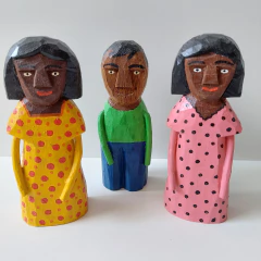 Escultura de parede menina criança - Aldemir Elias, Mito Artesão na internet