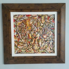 Pintura óleo (com moldura), Lelan Siqueira