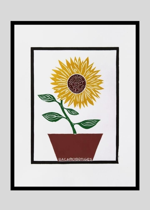 Girassol (com moldura), Bacaro Borges