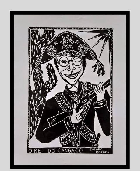 "O rei do cangaço" (sem moldura), Bacaro Borges