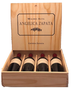 Angelica Zapata Malbec Estuche Madera x 4bot x 750c.c.