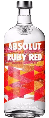 Absolut Ruby Red Vodka x 750c.c. - comprar online