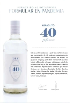 Gin Heraclito 40 Botanicos en internet
