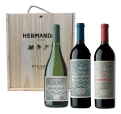 Estuche Madera Hermandad Single Vineyard x 3bot x 750c.c.