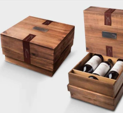 Estuche Madera Las Perdices Tinamu x 750 c.c. x 6 botellas - comprar online