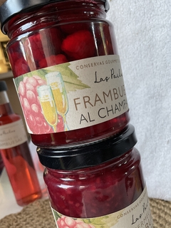Frambuesas al champagne - LAS PAILAS conservas de autor
