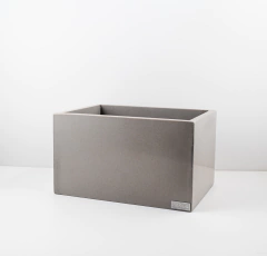 Cachepot alto em Silestone Cinza