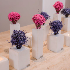 Flor Sempre Viva preservada lilás* - comprar online